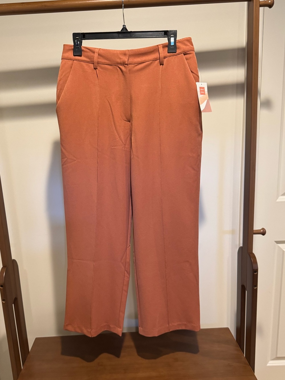 Petite Principle Rust Wide Leg Pants MP NWT